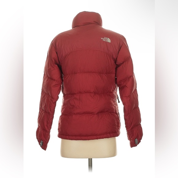 The North Face 700 Down Puffer Jacket 96 Retro Nuptse Red - Women’s Size S - Picture 2 of 4